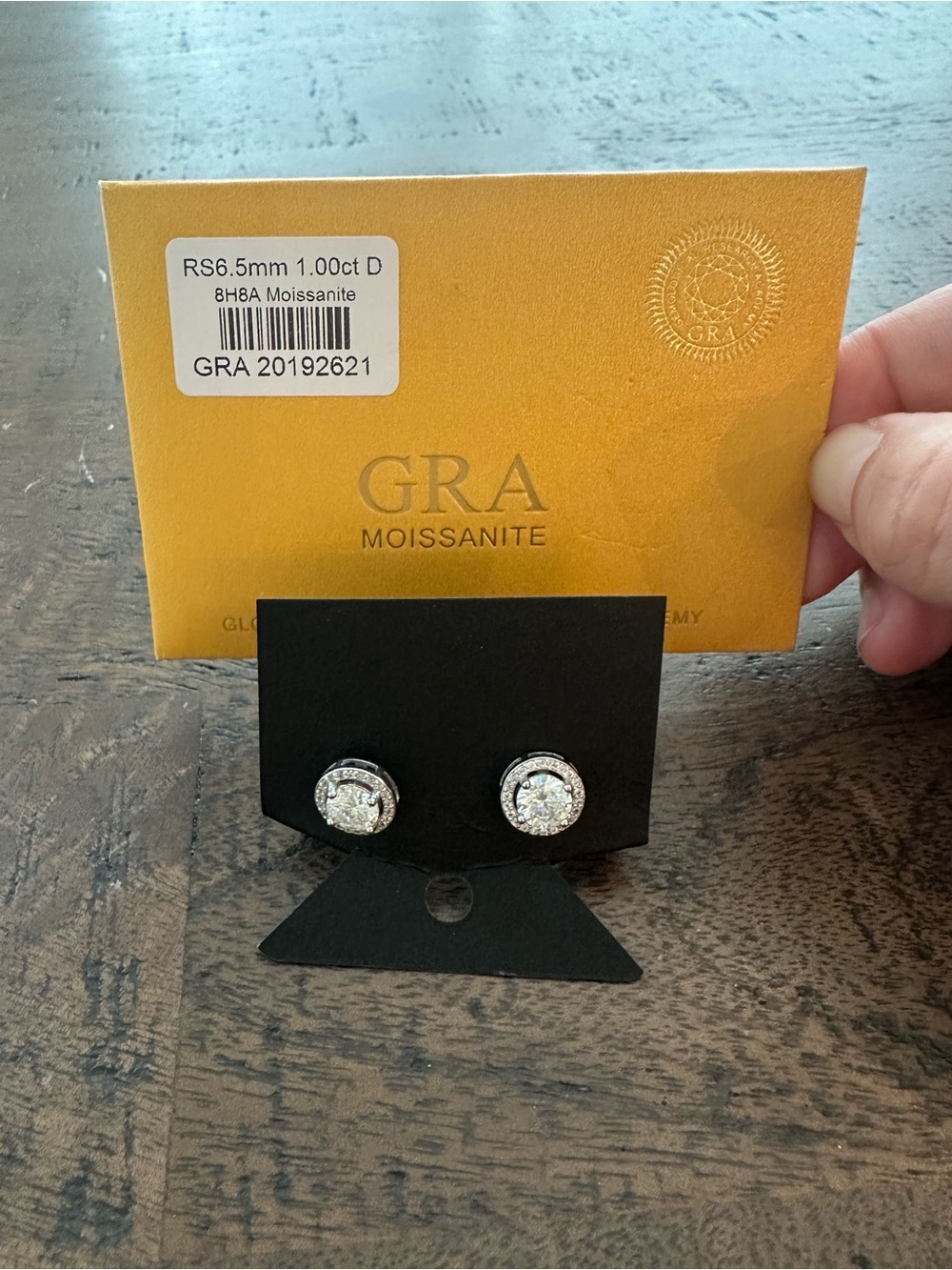 Silver-Tone Halo Stud Earrings - White